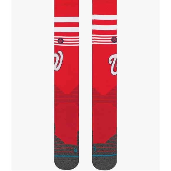 Stance MLB Washington Nationals Diamond Pro Over The Calf Height Socks Sz L 9-13 - Picture 2 of 7